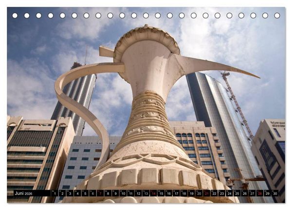 Produktbild: Emirat Abu Dhabi (Tischkalender 2026 DIN A5 quer), CALVENDO Monatskalender