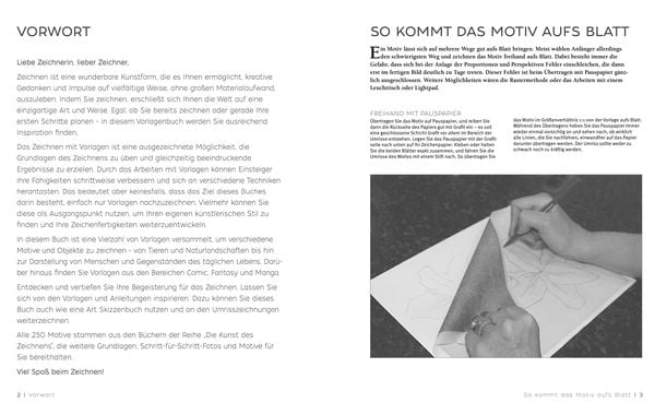 Produktbild: Die Kunst des Zeichnens 250 Motiv-Vorlagen