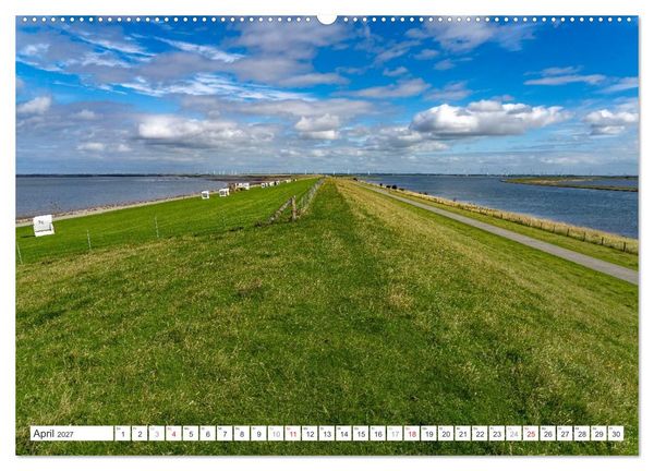 Produktbild: Meerblick - die Nordsee (Wandkalender 2027 DIN A2 quer), CALVENDO Monatskalender