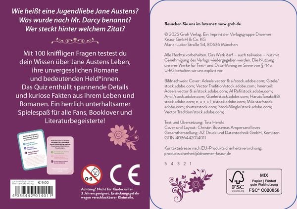 Produktbild: Kennst du Jane Austen?