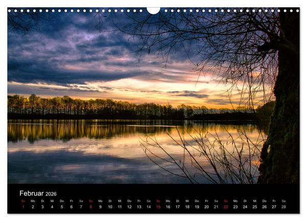 Produktbild: Die Farben des Niederrheins (Wandkalender 2026 DIN A3 quer), CALVENDO Monatskalender