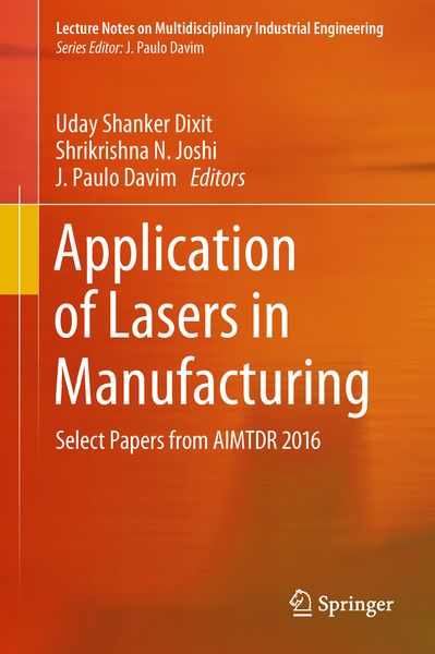 Produktbild: Application of Lasers in Manufacturing