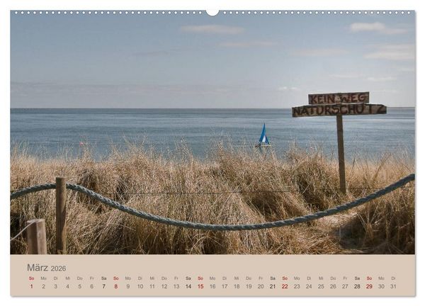 Produktbild: Sylt-Momente (hochwertiger Premium Wandkalender 2026 DIN A2 quer), Kunstdruck in Hochglanz