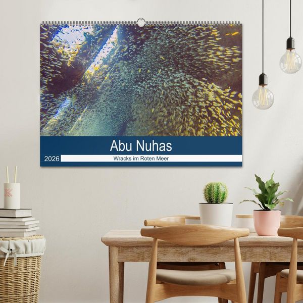 Produktbild: Abu Nuhas - Wracks im Roten Meer (Wandkalender 2026 DIN A2 quer), CALVENDO Monatskalender