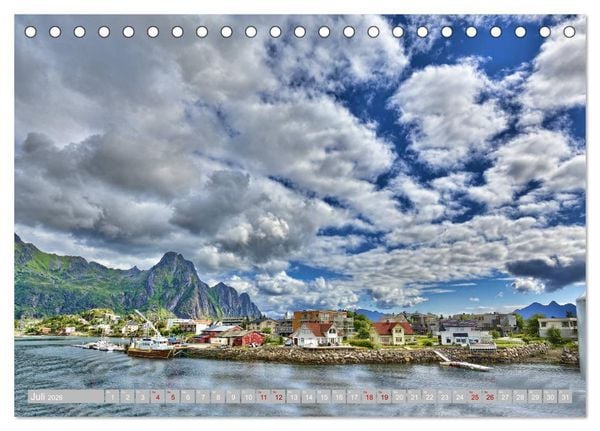 Produktbild: Die Farben Norwegens (Tischkalender 2026 DIN A5 quer), CALVENDO Monatskalender