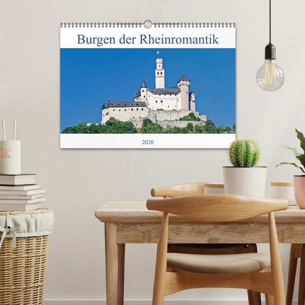 Produktbild: Burgen der Rheinromantik (Wandkalender 2026 DIN A3 quer), CALVENDO Monatskalender