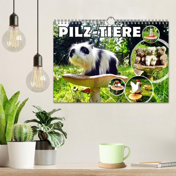 Produktbild: Pilz-Tiere (Wandkalender 2026 DIN A4 quer), CALVENDO Monatskalender