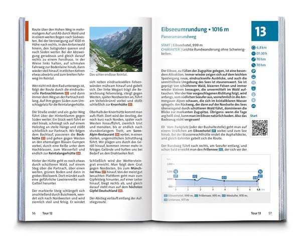 Produktbild: KOMPASS Wanderf&uuml;hrer Zugspitze, Werdenfelser Land, 60 Touren mit Extra-Tourenkarte