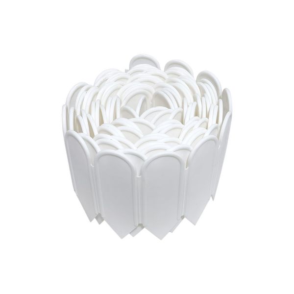 HTI-Living Rasenkante Nessa, Bogen, 10teilig, weiß Rasenkante Nessa, weiß