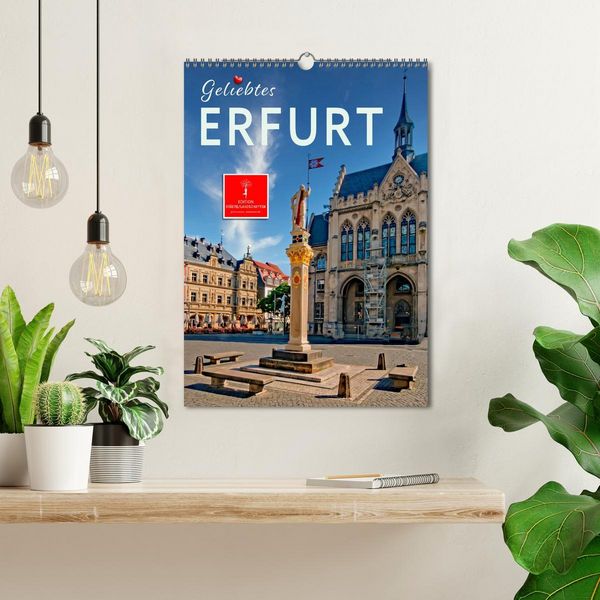 Produktbild: Geliebtes Erfurt (Wandkalender 2026 DIN A3 hoch), CALVENDO Monatskalender