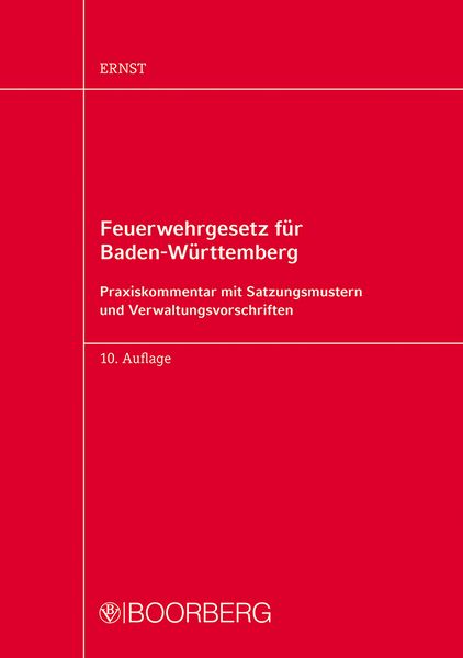 Produktbild: Feuerwehrgesetz f&uuml;r Baden-W&uuml;rttemberg