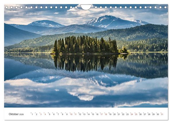 Produktbild: Nordland &ndash; Die Weite Skandinaviens (Wandkalender 2026 DIN A4 quer), CALVENDO Monatskalender