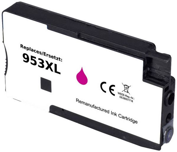Produktbild: Renkforce Druckerpatrone ersetzt HP 953 XL, F6U17AE Kompatibel Magenta RF-5655882