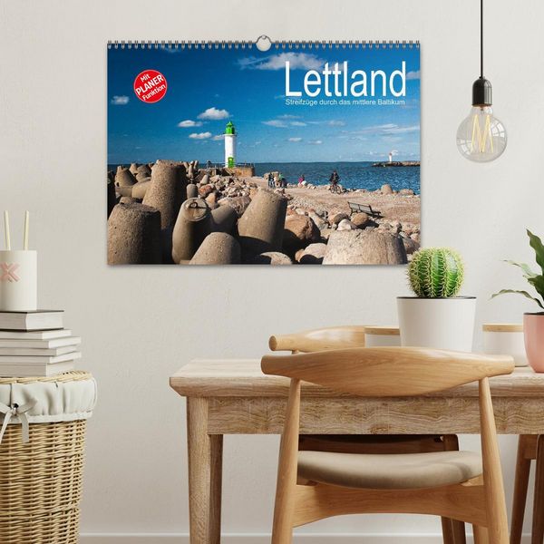 Produktbild: Lettland - Streifz&uuml;ge durch das mittlere Baltikum (Wandkalender 2026 DIN A3 quer), CALVENDO Monatskalender