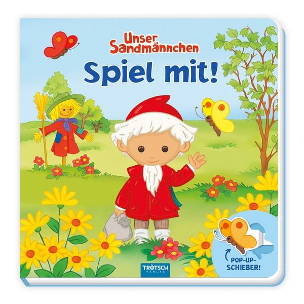 Produktbild: Tr&ouml;tsch Unser Sandm&auml;nnchen Spiel mit Pappenbuch mit Pop-up-Schiebern