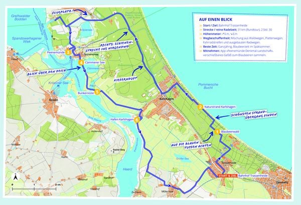 Produktbild: DUMONT Radelzeit an der Ostsee in Mecklenburg-Vorpommern