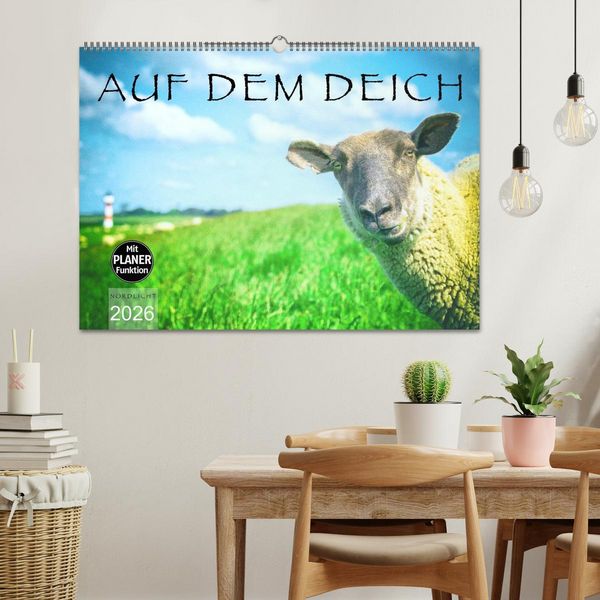 Produktbild: AUF DEM DEICH (Wandkalender 2026 DIN A2 quer), CALVENDO Monatskalender