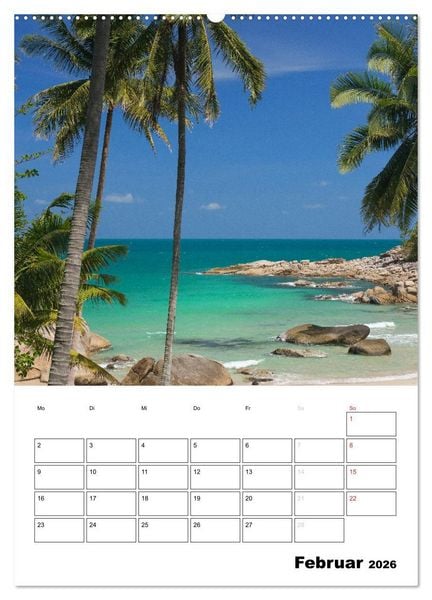 Produktbild: THAILAND - Mein Urlaubsplaner (hochwertiger Premium Wandkalender 2026 DIN A2 hoch), Kunstdruck in Hochglanz
