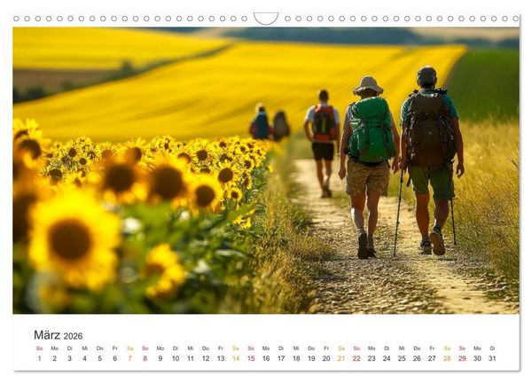 Produktbild: Camino de Santiago - Jakobsweg (Wandkalender 2026 DIN A3 quer), CALVENDO Monatskalender