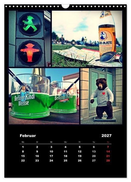 Produktbild: BERLIN / vertikal (Wandkalender 2027 DIN A3 hoch), CALVENDO Monatskalender