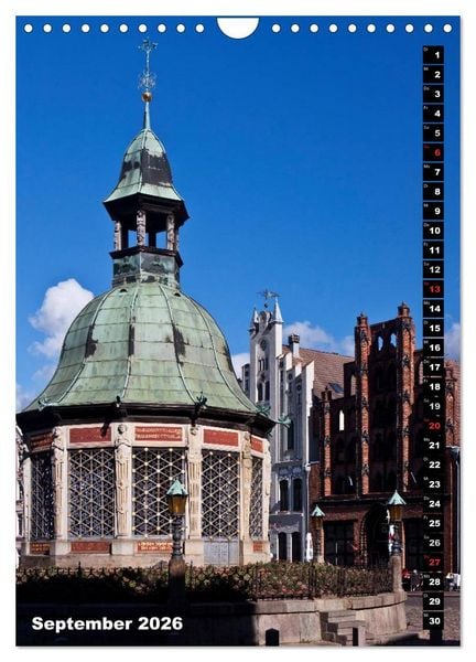 Produktbild: Zauberhaftes Wismar (Wandkalender 2026 DIN A4 hoch), CALVENDO Monatskalender