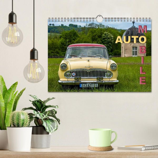 Produktbild: AUTO MOBILE (Calendrier mural 2026 DIN A4 vertical), CALVENDO calendrier mensuel
