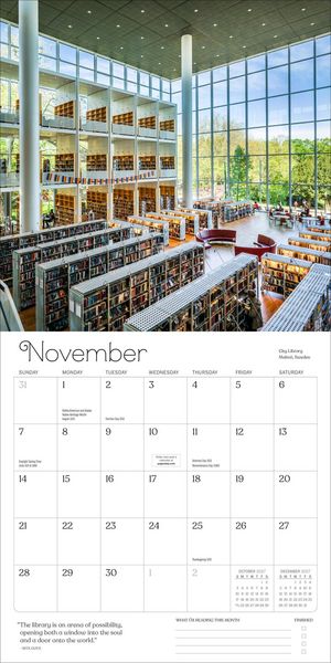 Produktbild: A Calendar for Book Lovers Wall Calendar 2027