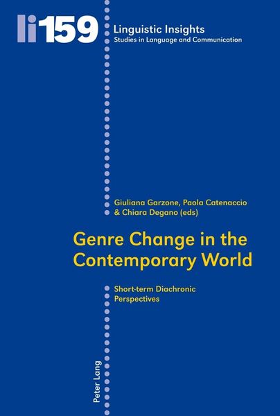Produktbild: Genre Change in the Contemporary World