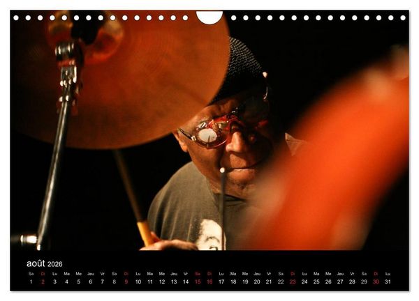 Produktbild: Jazz drums (Calendrier mural 2026 DIN A4 vertical), CALVENDO calendrier mensuel