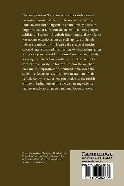 Produktbild: Colonial Justice in British India