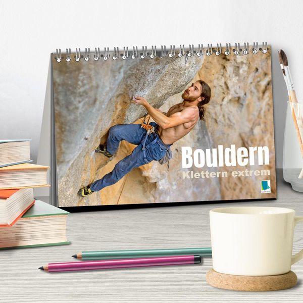 Produktbild: Bouldern: Klettern extrem (Tischkalender 2026 DIN A5 quer), CALVENDO Monatskalender