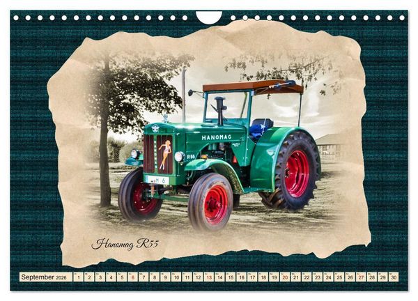 Produktbild: Hanomag Schlepper (Wandkalender 2026 DIN A4 quer), CALVENDO Monatskalender