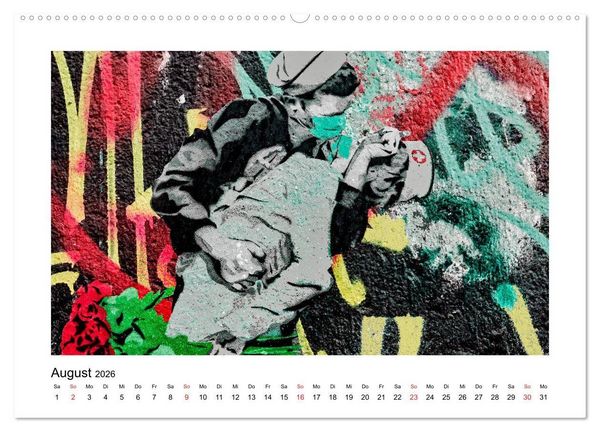 Produktbild: Streetart for home Michael Jaster (hochwertiger Premium Wandkalender 2026 DIN A2 quer), Kunstdruck in Hochglanz