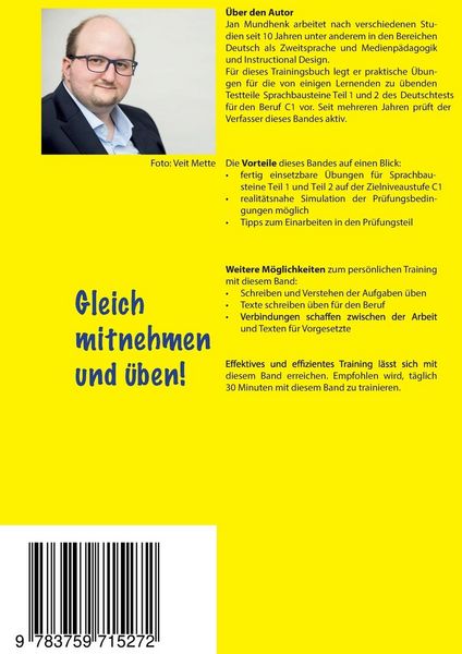 Produktbild: Fit werden f&uuml;r den Deutsch-Test f&uuml;r Berufssprachkurse C1: Sprachbausteine