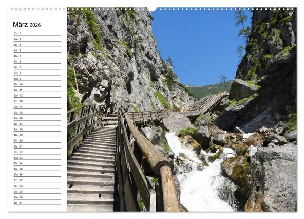 Produktbild: &Ouml;sterreich. Gr&uuml;&szlig;e vom Land der Berge und Seen (hochwertiger Premium Wandkalender 2026 DIN A2 quer), Kunstdruck in Hochglanz