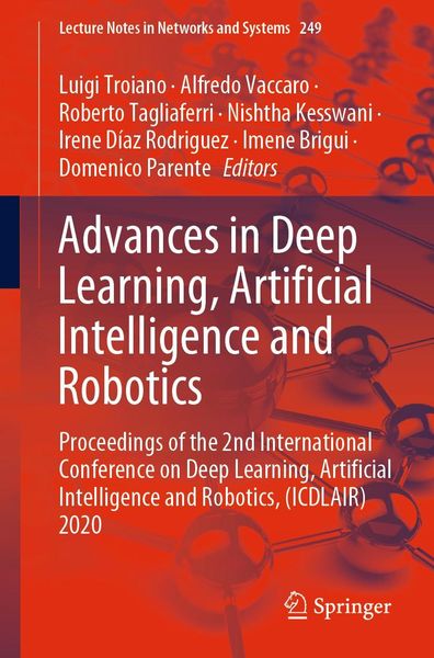Produktbild: Advances in Deep Learning, Artificial Intelligence and Robotics