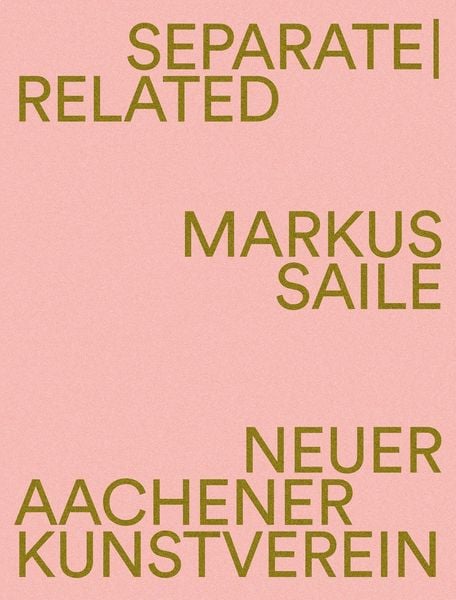 Separate | Related, Taschenbuch von Markus Saile, Distanz Verlag, 9783954764150