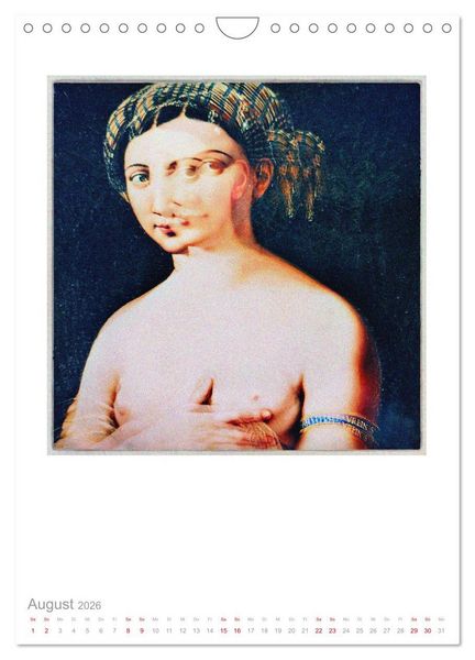 Produktbild: Florenz, Uffizien (Wandkalender 2026 DIN A4 hoch), CALVENDO Monatskalender