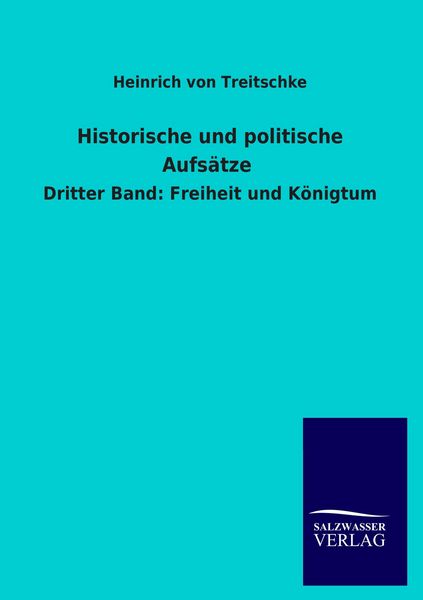 Produktbild: Historische und politische Aufs&auml;tze