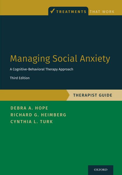 Produktbild: Managing Social Anxiety, Therapist Guide