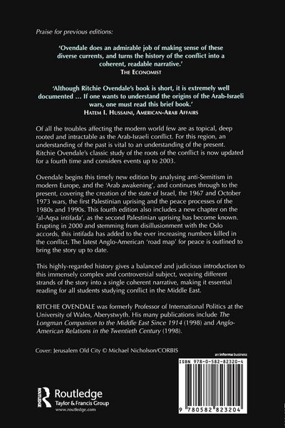 Produktbild: The Origins of the Arab Israeli Wars