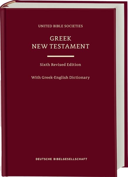 Produktbild: Greek New Testament GNT6. With Greek-English Dictionary