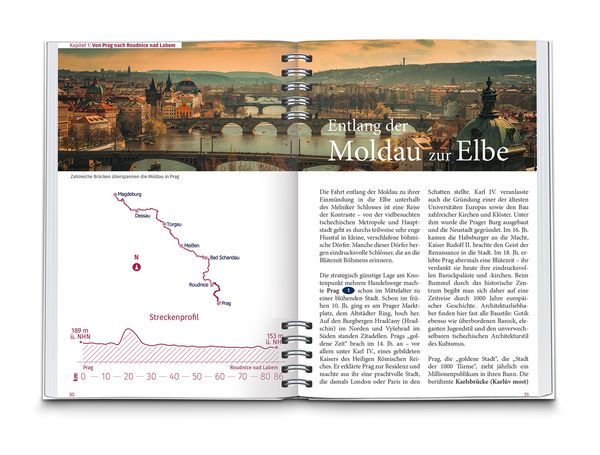Produktbild: KOMPASS Radreisef&uuml;hrer Elberadweg, Von Prag nach Magdeburg