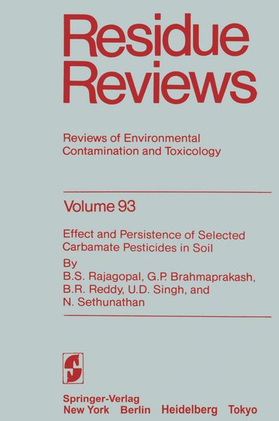 Produktbild: Residue Reviews