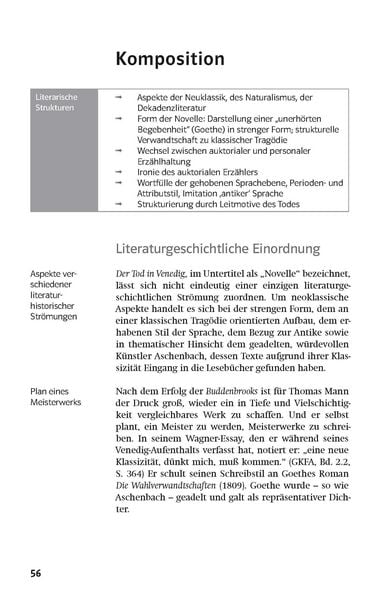 Produktbild: Klett Lekt&uuml;rehilfen Thomas Mann, Der Tod in Venedig