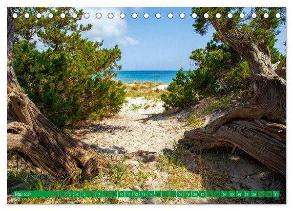 Produktbild: Sardinien Insel mit Meerblick (Tischkalender 2027 DIN A5 quer), CALVENDO Monatskalender
