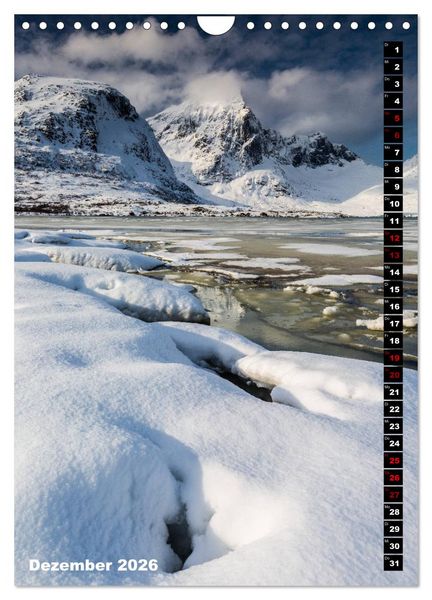 Produktbild: Lofoten. Poetische Landschaften (Wandkalender 2026 DIN A4 hoch), CALVENDO Monatskalender