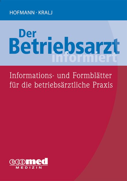 Produktbild: Der Betriebsarzt informiert