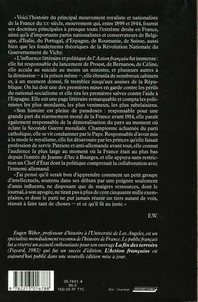 Produktbild: L'Action fran&ccedil;aise