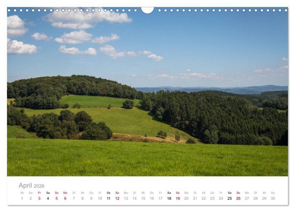 Produktbild: Sauerl&auml;nder Berge (Wandkalender 2026 DIN A3 quer), CALVENDO Monatskalender